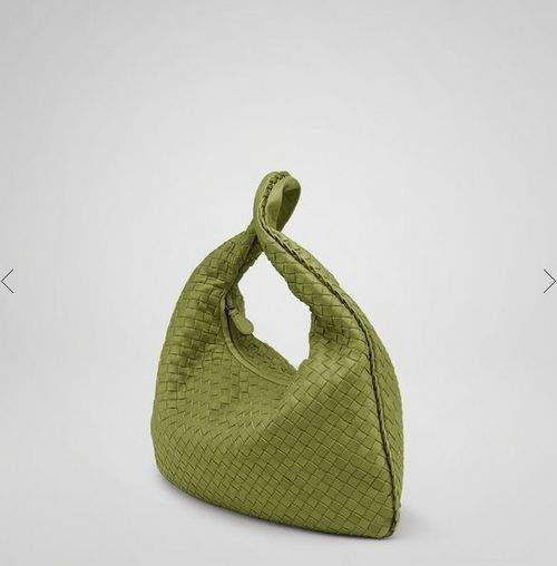 Bottega Veneta Nappa Hobo Lambskin Bag 5091 green